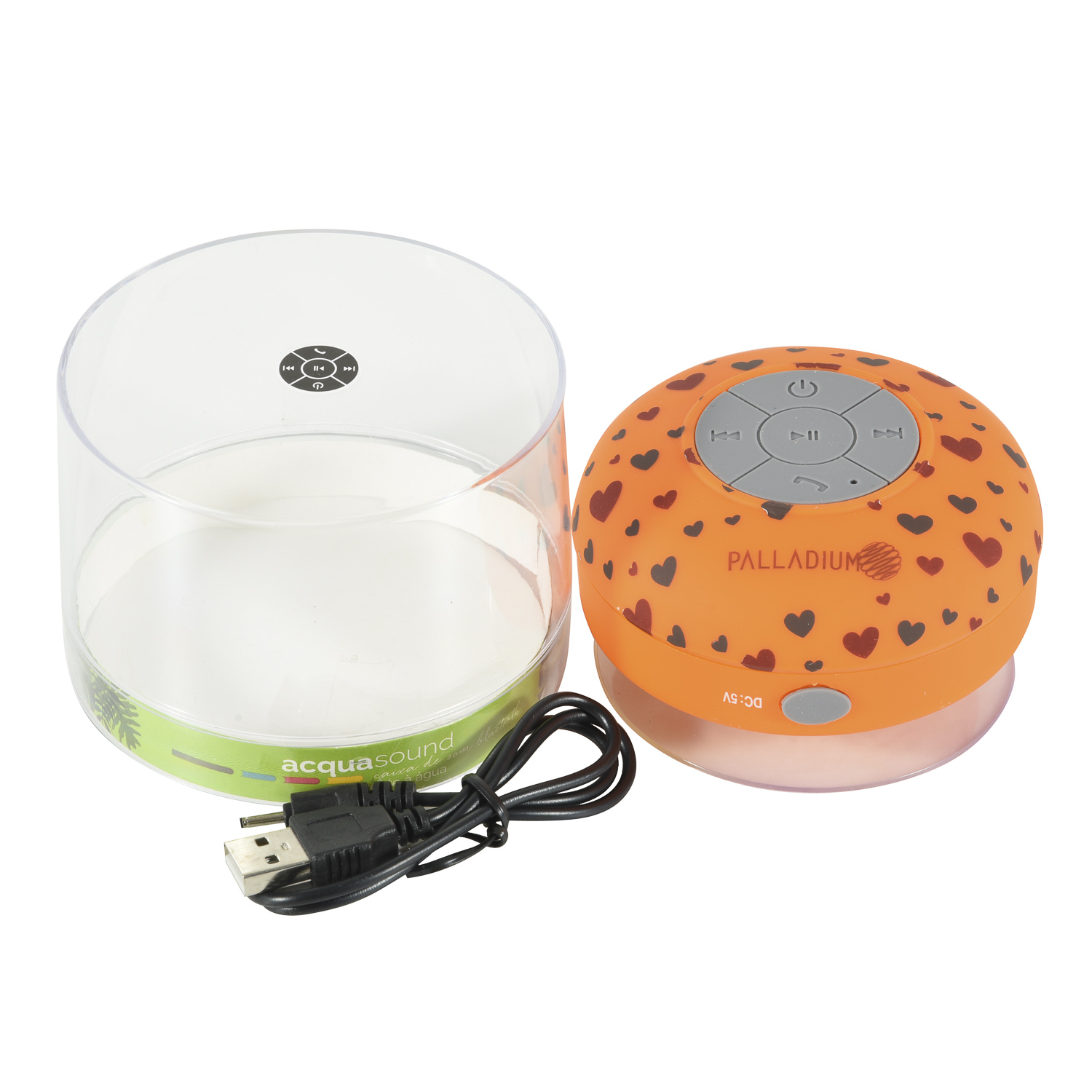 Waterproof Bluetooth Speaker for Shower with Suction Cup